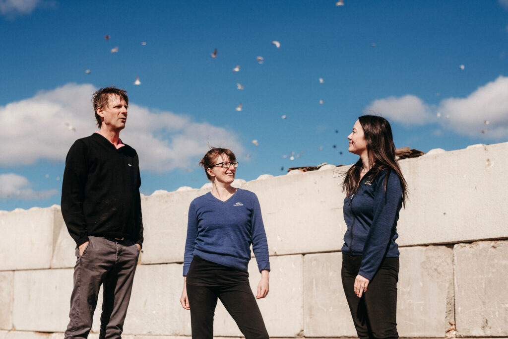 Miljöinformatörerna på Gryta avfallsanläggning