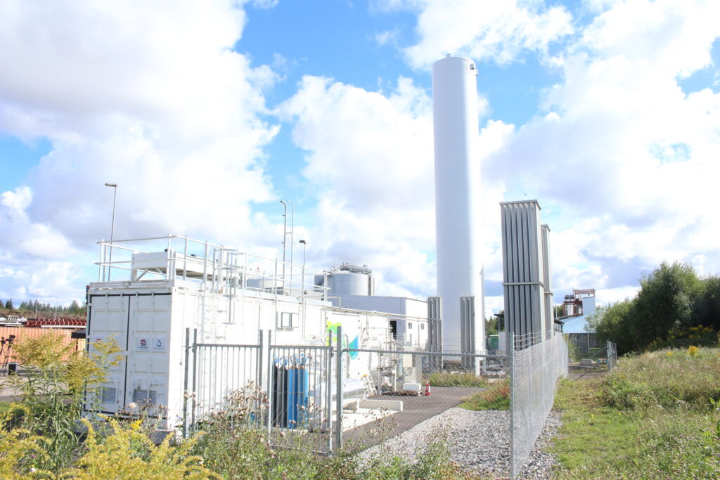 anläggning för flytande biogas